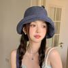Women's Plaid Bucket Hat Summer Face-Covering Sun Protection Breathable Sun Hat