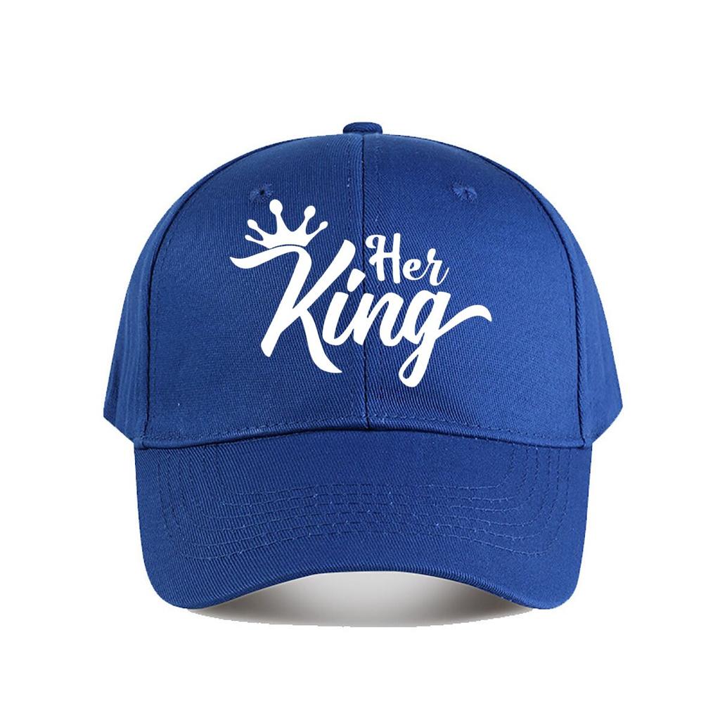 Her King Crown Vinyl Sticker Car Decor Baseball Cap Fashion Unisex Sunhat Womens Outdoor Sports Snapback Cap