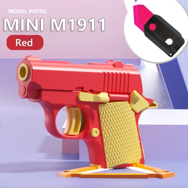 3D Печатная Морковка Гравитационные Ножи Игрушки-Антистресс Бабочка Складной Нож-Коготь Пластиковый Редис Пистолет Подарок для Парня