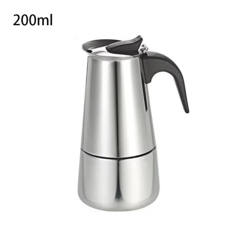 2/4/6/9 Cups Stainless Steel Coffee Maker Pot Moka Pot for Home Espresso Maker Cups Latte Percolator Stove Top Espresso Pots
