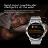 AK77 Steel Strap 1.43-inch AMOLED Smart Watch Sleep Health Monitoring Bluetooth-compatible Call Sports Watch