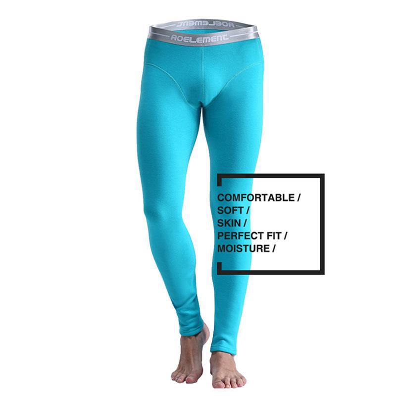 Men's Double-Layer Velvet Warm Leggings - Autumn & Winter Cotton Trousers