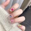 50Pcs Shiny Five-Pointed Star Nail Decor Rhinestones Colorful Mini Flatback for Girls DIY Nail Art Craft