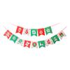 1pcs Set 9.8ft Red White Green Paper Card Congratulations Banner For Christmas Custom Banner Birthday Banner Letter Banner