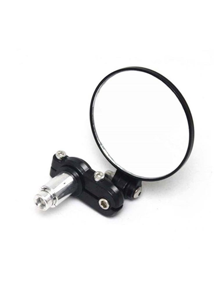 7/8" 22mm Universal Motorcycle Mirrors Round Handlebar Wing Foldable Mirrors End