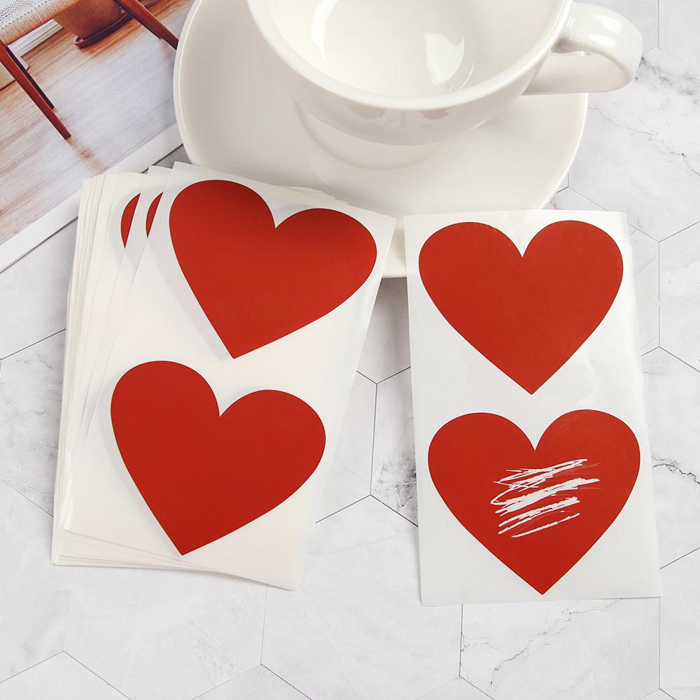 Golden Pentagram Scratch Card Sticker Self-adhesive Scratch Coating Stickers Multifunctional Labels