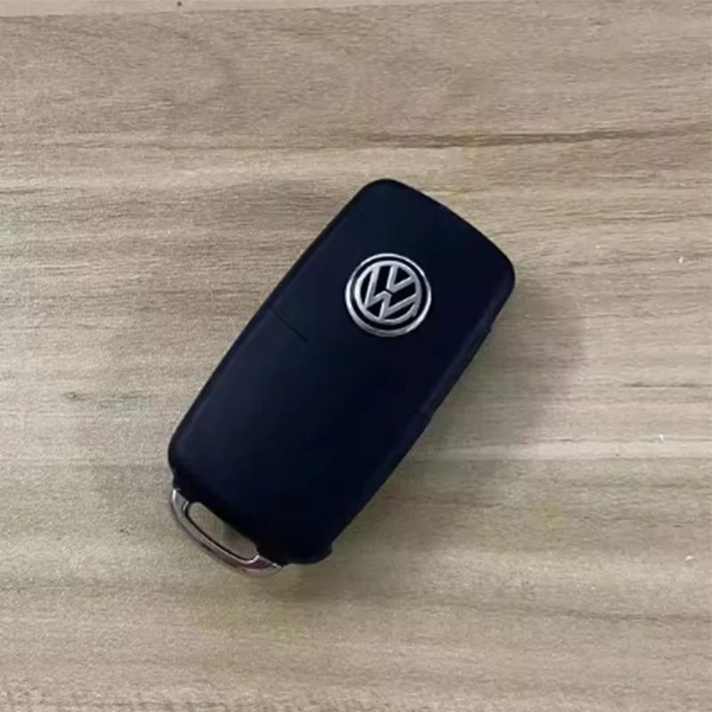 2026 Hot For VW VOLKSWAGEN Car Key Stickers Auto Control Keychain Emblem Accessories For Volkswagen GTI R Polo T5 Golf 4 5 6 7 M