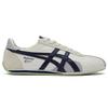 ONITSUKA TIGER Runspark Белый Кремовый Темно-синий Унисекс Низкие Кроссовки из Синтетической Кожи и Сетки Ретро Беговые Кроссовки 1183B480-103