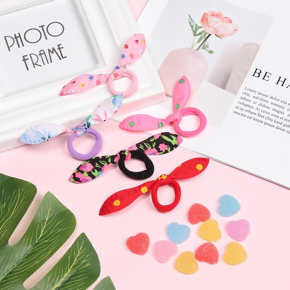 Hair Accessories Rabbit Ears Head Dress Rubber Band Elastic Hair Bands Women Hairband Hair Ropes
