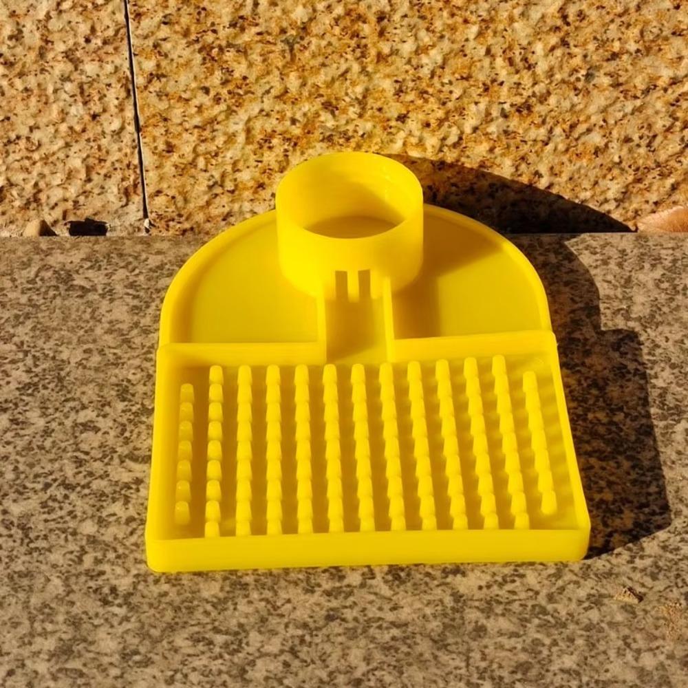 10pcs Plastic Bee Water Feeder Anti Drowning Beekeeping Tools Durable Honey Feeder  Outdoor