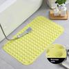 Противоскользящий коврик для ванной из ПВХ с присосками - для дома, ванной, туалета и массажного коврика для ног