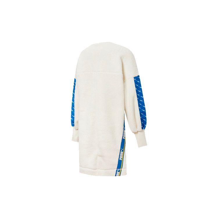 Puma Faux Shearling Pullover Dress Women Dresses Off-White 532170-55