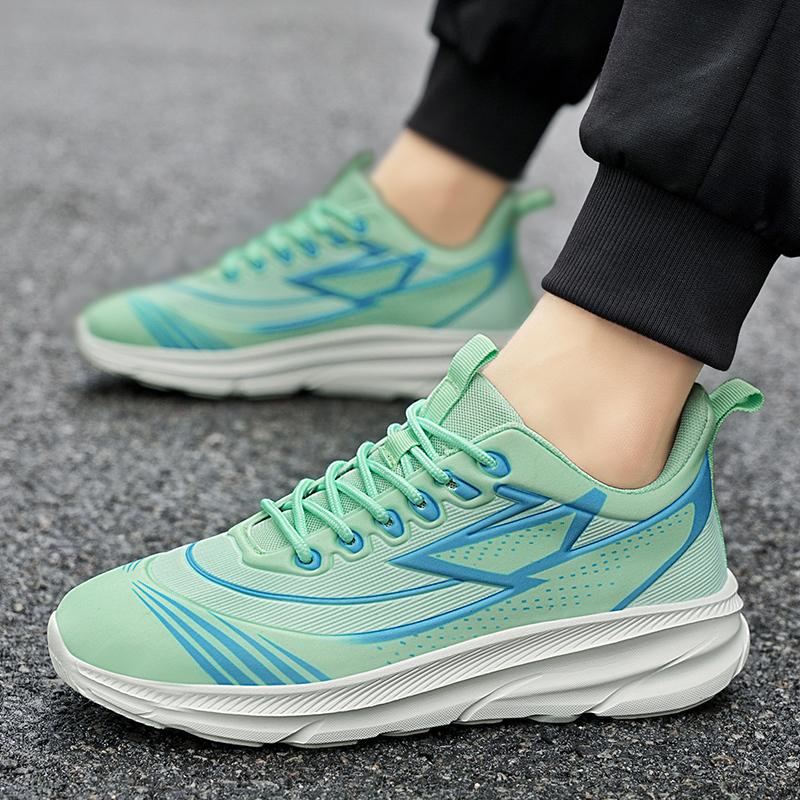 Осень Новые Большие Размеры Спортивная и Повседневная Обувь для Бега для Мужчин Кампусная Обувь для Бега Разноцветная Спортивная Обувь Обувь для Ходьбы на Открытом Воздухе