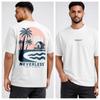 Palm Casual T-Shirt 100% Cotton Graphic Tee Men Women Summer Streetwear Top