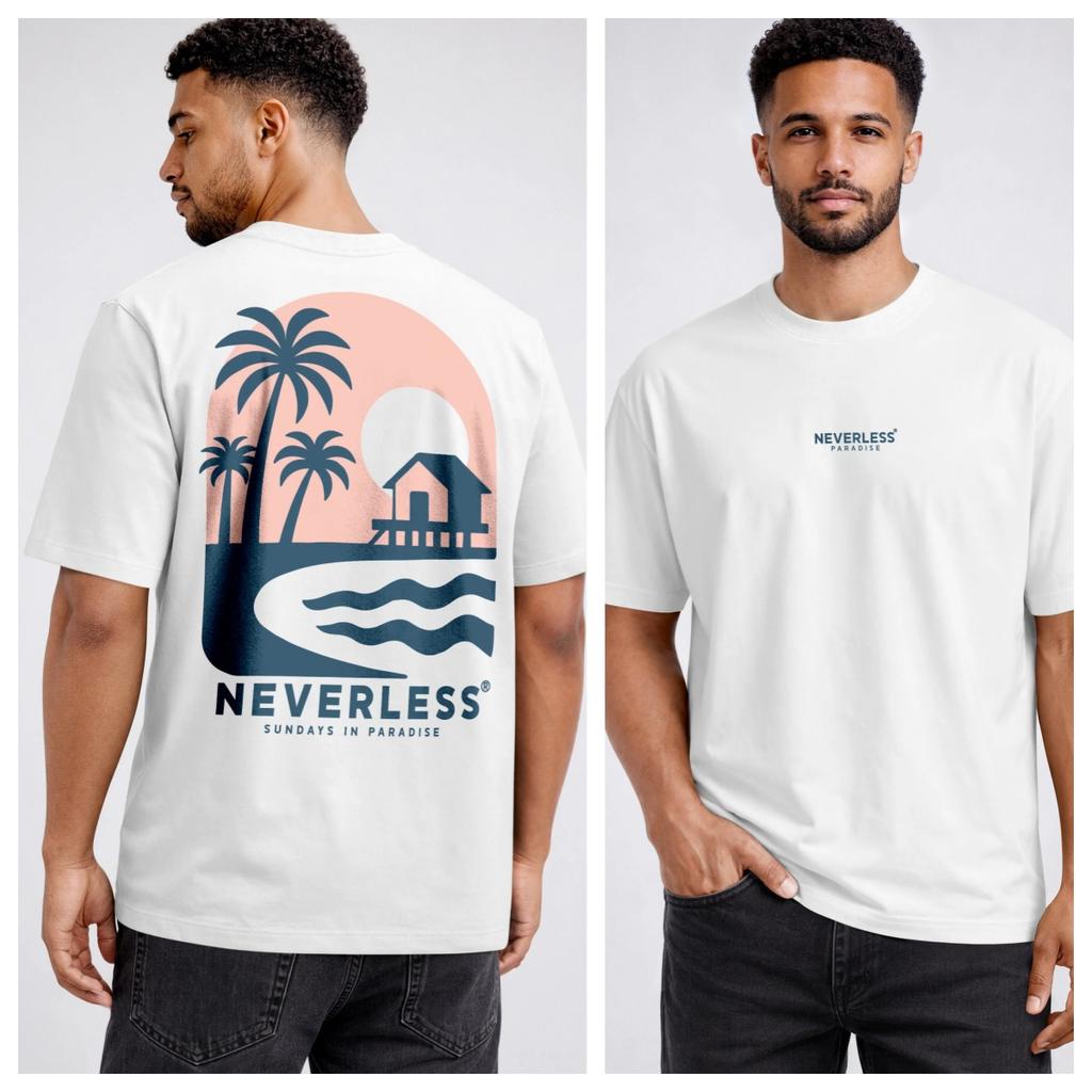 Palm Casual T-Shirt 100% Cotton Graphic Tee Men Women Summer Streetwear Top