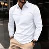 2024 Spring/Autumn Men's Long-Sleeve Sports Polo Shirt