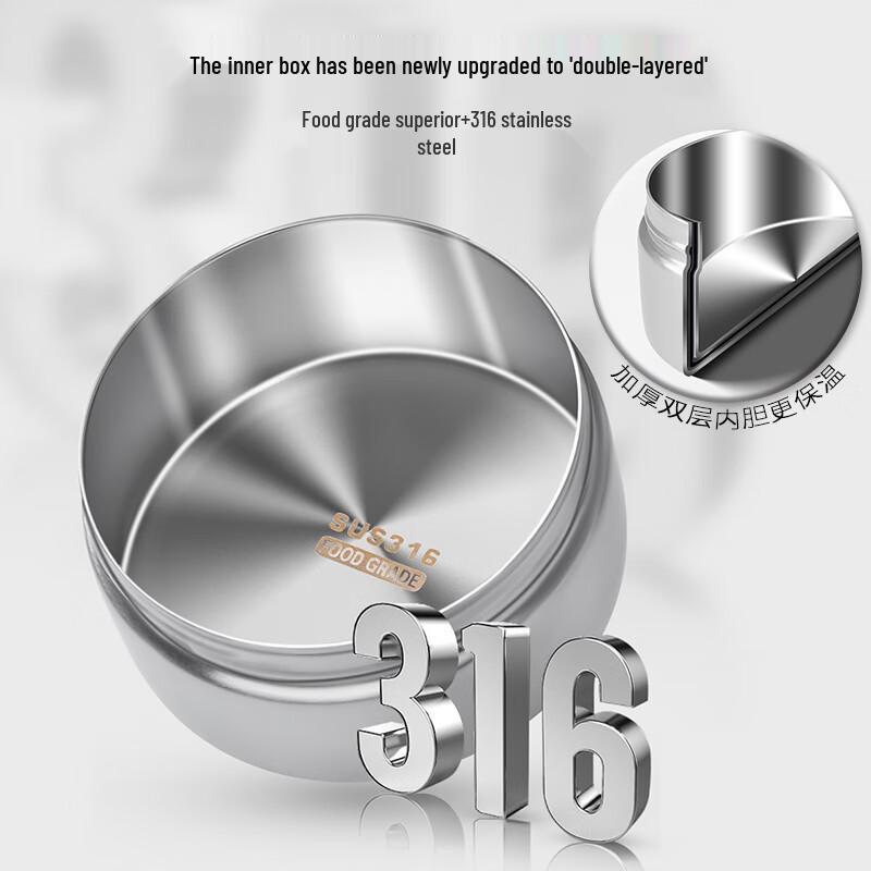 CAMUZ 316 Stainless Steel Insulated Lunch Box