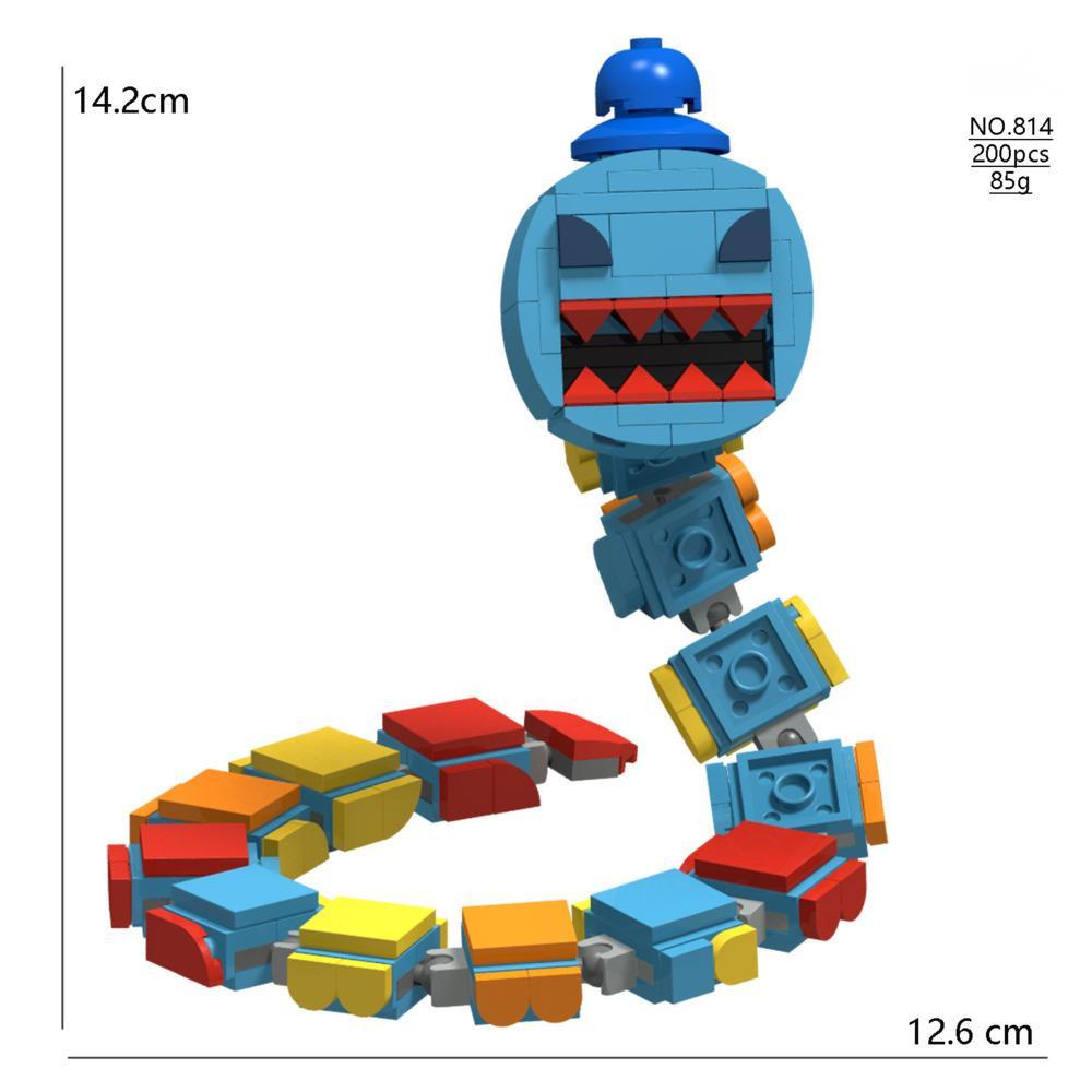 Doeys The Doughmans Строительные блоки Динозавры Кошмарное существо Блок Пряжаби Строительные блоки Игра Блок Игрушка Подарок