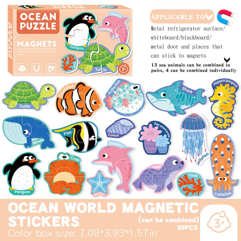 Магнитный набор-пазл для детей: Буквы и цифры для холодильника Развивающая игрушка для детей 3-6 лет