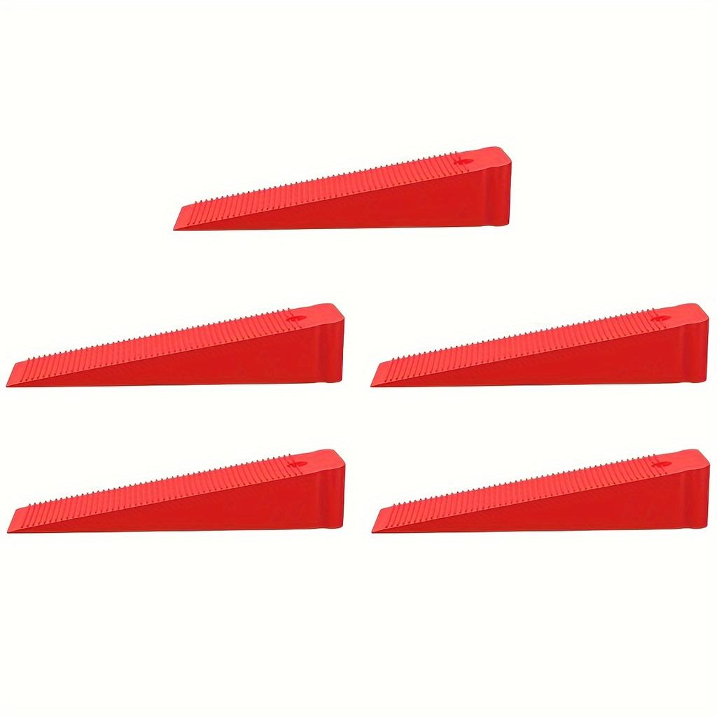 5pcs Plastic Shims Kit - Duty Hard Rubber Shims, Flexible Furniture Levelers,Stackable Shims for Wobbly Table,Chair,Cabinet Fix