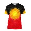 Australian Aboriginal Kangaroo Lizard Graphic Art T-shirt Man Woman 3D Printed Streetwear New In Casual Summer Personality Top