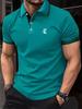 Men's Summer Casual Fashion Polo Shirt Short Sleeve Lapel Top