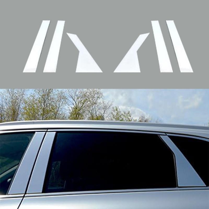 6 шт., стойки для окон и дверей автомобиля, накладка, наклейка, хромированная для KIA Optima/KIA K5 2016 2017 2018 2019