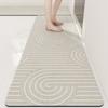 Kitchen Floor Mat Non-Slip Oil-Proof Waterproof Carpet Simplicity Solid Color Pattern Rug Long Size Home Decor Mats