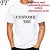 Summer Custom Tshirt Logo Photo Print Men Women Kids Personalized Team Family Customized Printed Promotion Apparel Camisa Tees