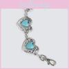 Women Metal Waist Chain With Heart Shaped Turquoise For Chic Winter Accessories