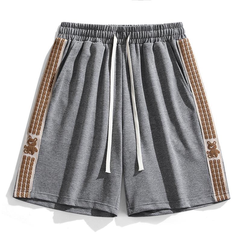 Мужские шорты. Легкие и тонкие по цвету мужские капри большого размера. Дышащие и свободные брюки для бега и спортивные штаны.