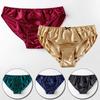 Women's Mulberry Silk Panties Underpants Soft Comfort Underwear Solid Girls Female Briefs Sexy Lingerie Plus Size Lingerie