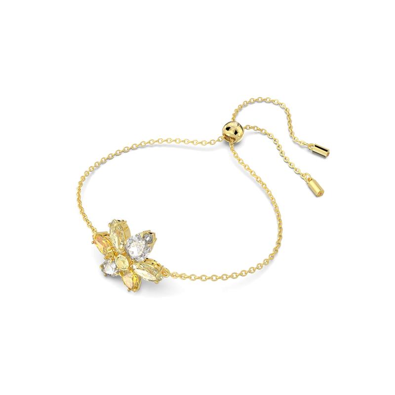 Swarovski Браслет Gema с смешанной резкой цветов для женщин, желтый 5652820