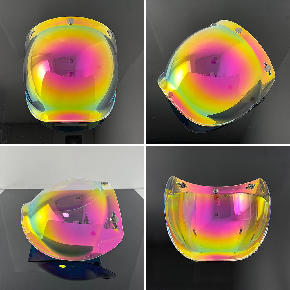 Motorcycle Helmet Bubble Visor Flip Up Open Face High Strength Accessories For Casco Moto BV01Speed Sensors 6