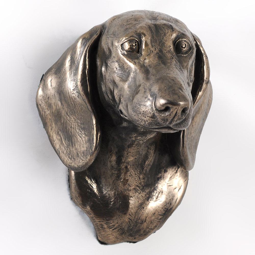 Jamnik Ii - Statuetka Psa, Wiszące Popiersie, Unikatowa Ozdoba Dla Miłośnika Psów Marki Art-Dog