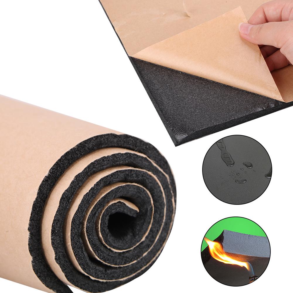 Car Truck Sound Insulation Cotton Heat Closed Cell Foam Anti-noise Interior Accessories 3/6/8/10mm Thickness Car Sound Proofing Deadening Mat 50x30cm