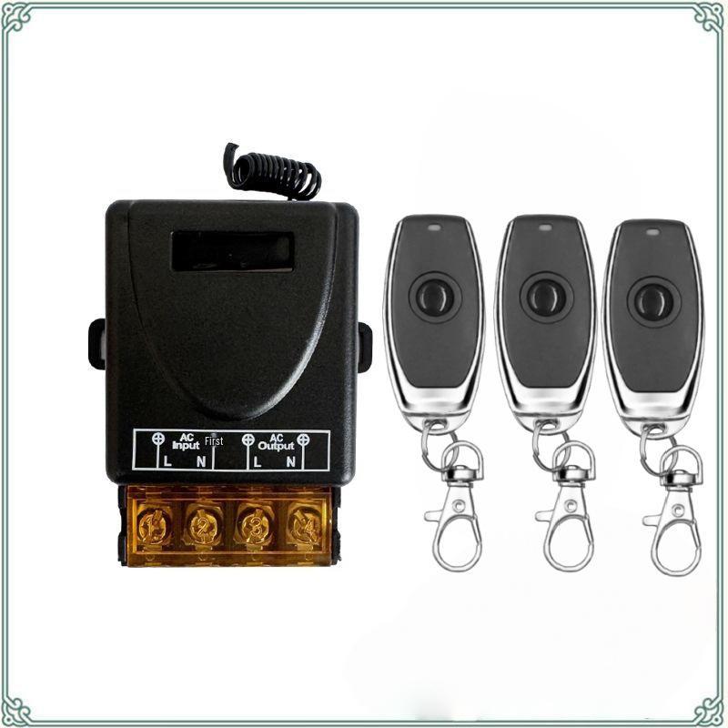 Беспроводной пульт дистанционного управления 220 В 30 А для водяного насоса, двигателя, кухонной вытяжки, вытяжного вентилятора и распылителя.