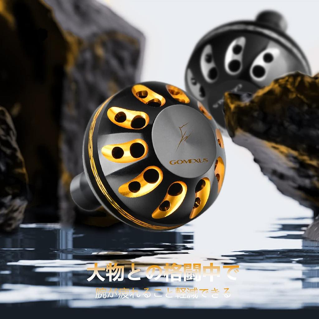 Силовая рукоятка катушки Gomexus для Shimano Тип 20 Stradic SW 5000XG 13 Biomaster SW 6000 Рукоятка из алюминиевого сплава 45 мм для спиннинговых катушек Морская рыбалка