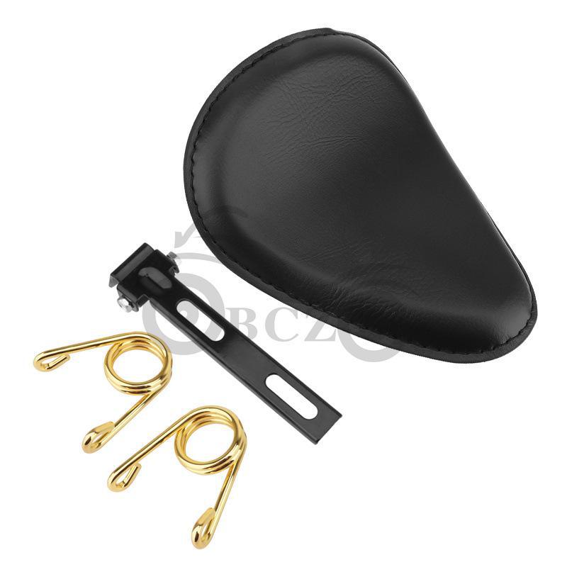 Harley Cruiser Retro Leather Spring Solo Seat для модифицированных мотоциклов