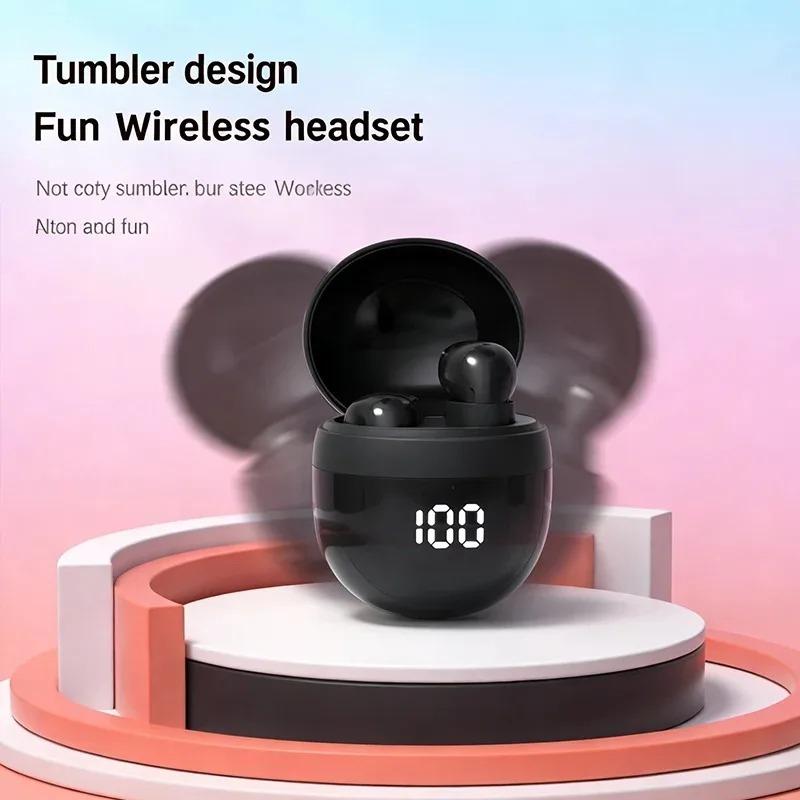 Xiaomi Bluetooth 5.4 Wireless In‑Ear Sports Headphones Unique Tumbler‑Style Earphones Waterproof Button Control with Built‑in Mic