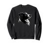 Black and White Border Collie Sweatshirt