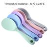 Rice Spoon Comfortable Grip Ergonomic Heat Resistance Food-grade Scoop Rice Silica Gel Non-stick Long Handle