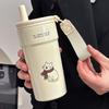 Милая Кошка 500 мл Термокружка для Путешествий с Герметичной Крышкой для Офиса и Улицы