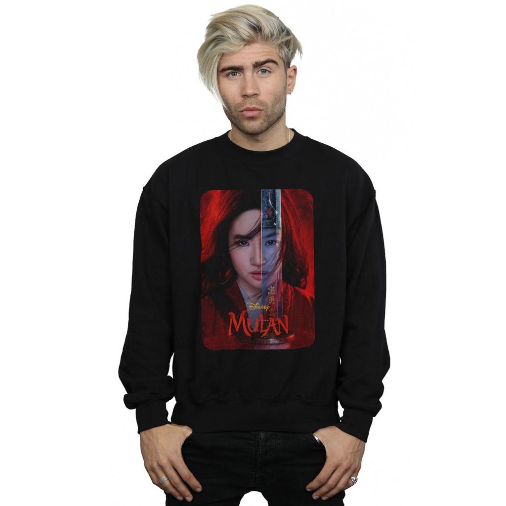 Disney Mens Mulan Movie Poster Sweatshirt