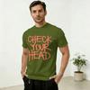 Check Your Head Unisex T Shirts Vintage Tee Shirt Short Sleeve Crew Neck TShirt Pure Cotton Gift Idea Tops
