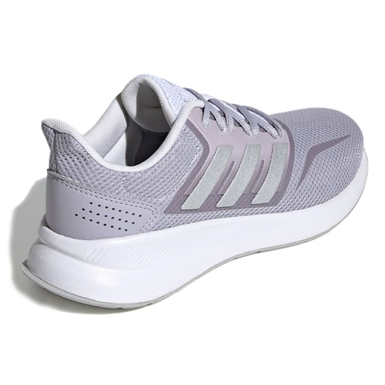 Adidas Neo Runfalcon 1.0 Удобные Дышащие Сетчатые Низкие Повседневные Кроссовки для Бега Женские Кроссовки Фиолетовые FW5160