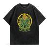 Футболка Ктулху Г. Ф. Лавкрафт Монстр Зов Глаза Провидение Пентаграмма Sci-Fi винтажная Стирка Мягкая Повседневная мода Стильная