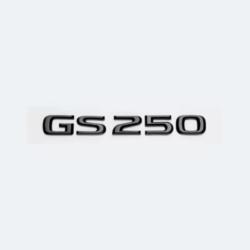 Для Lexus GS200t GS250 GS300 GS350 GS430 GS460 GS450h HYBRID задний багажник с логотипом глянцевый черный ABS эмблема модернизация с надписью