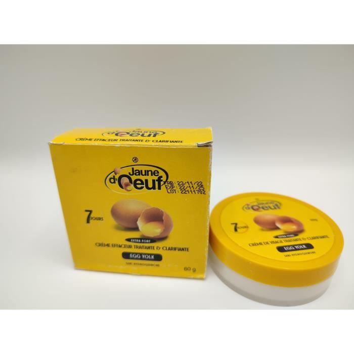 Crème Visage - Jaune D'oeuf - Illumine Le Teint - Éclaircit Sans Taches - Pour Adultes Mixte