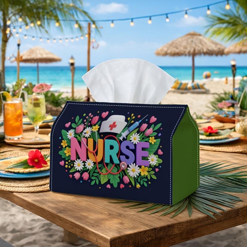 1pc Modern Medical Tissue Box | Multi-functional Napkin Dispenser, Two Sizes Available Suitable for Home, Parties, Car Decoration Nurse Stethoscope Sy